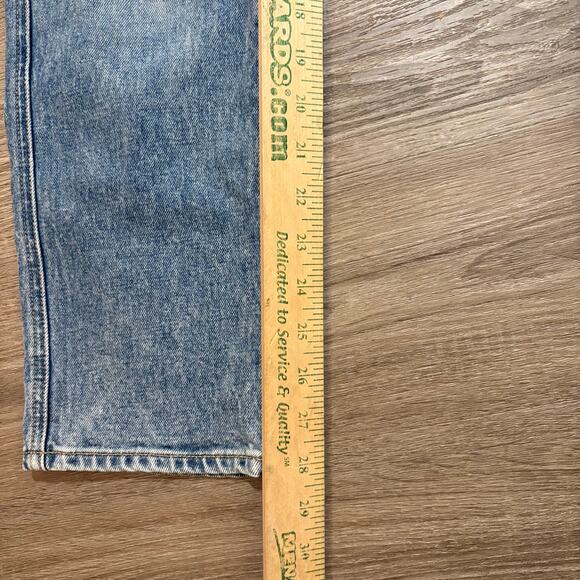 Veronica Beard Ryleigh Straight Leg Jeans Blue Mist Button Fly Size 4 - Picture 10 of 12